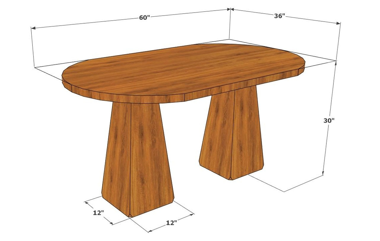 Aveline 4-Seater Dining Set