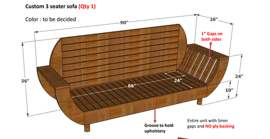 Nautical Comfort Sofa