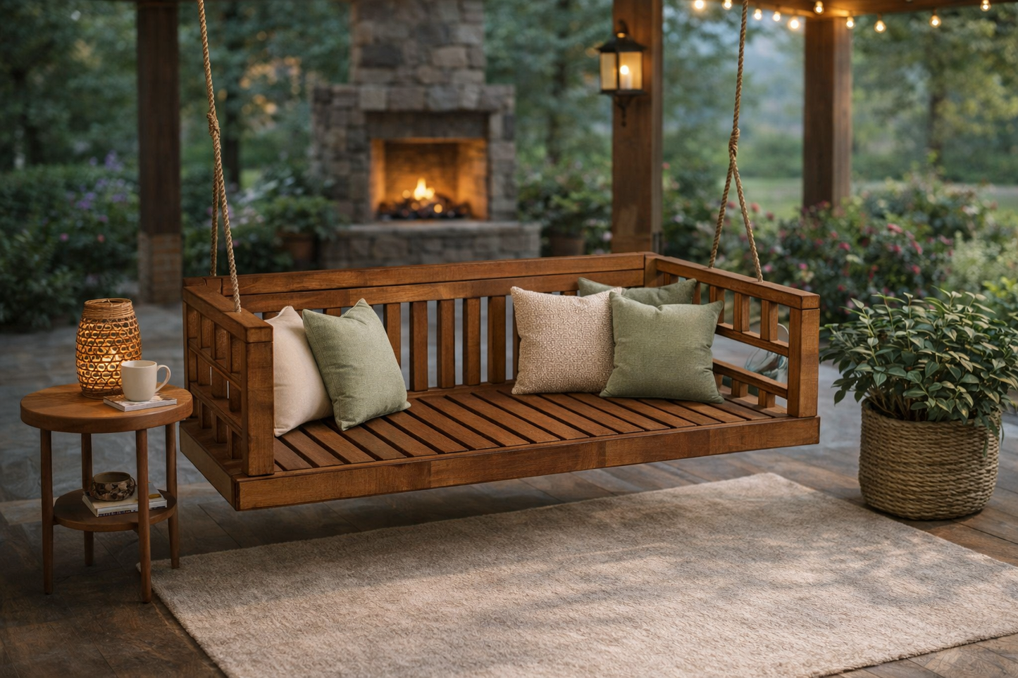 Rustic Retreat Swing