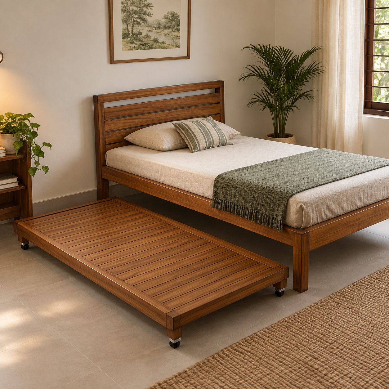 Mildrid Cot With Trundle Cot
