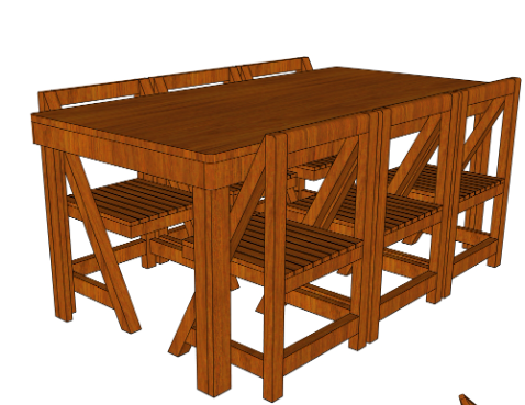 Ubyld Verna 6-Seater Dining
