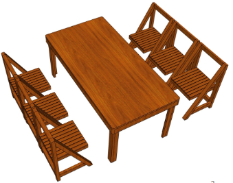 Ubyld Verna 6-Seater Dining