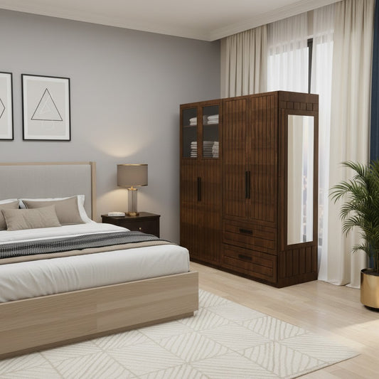 Vixon-Spacious wardrobe