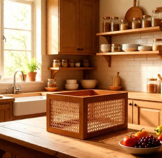 WickerWood Baskets - Set of 4