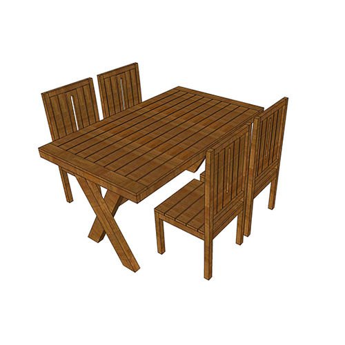 Aarna-4 Seater Dining Set
