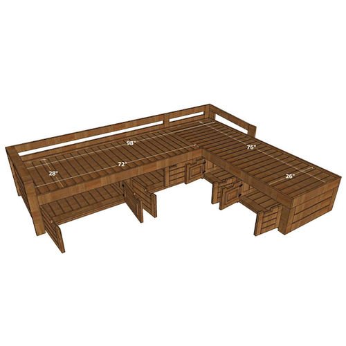 Ameya-L Shaped Sofa With Storage