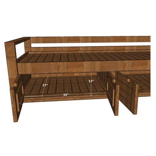 Ameya-L Shaped Sofa With Storage