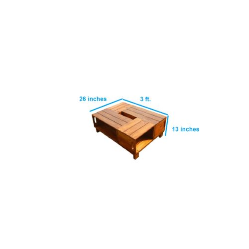 Armson- Sofa Bench With Crate Table