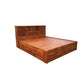 Arobelle King Cot With Headboard Storage And 2 Drawers