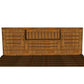 Arobelle Queen Cot With Headboard Storage, 2 Drawers And Posters
