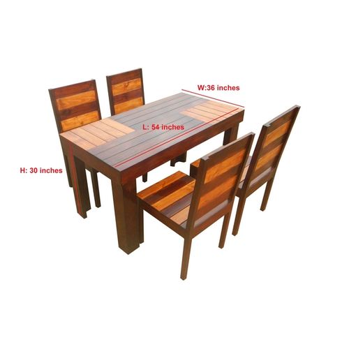 Aura-4 Seater Dining Set