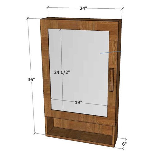 Berman-Mirror Cabinet - ubyld