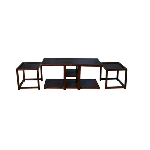 Brookes- Coffee Table With Two Benches