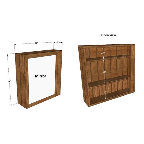 Caren-Storage Mirror