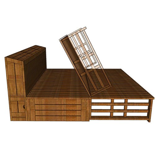 Cedric-Sofa Cum Bed With Storage