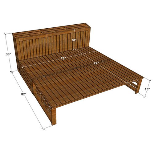 Cedric-Sofa Cum Bed With Storage