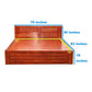 Czar King With Two Drawers