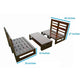 Davenport- 4 Seater Sofa With A Table