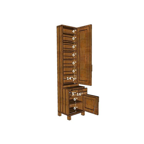 Dolares-Dresser With Storage - ubyld