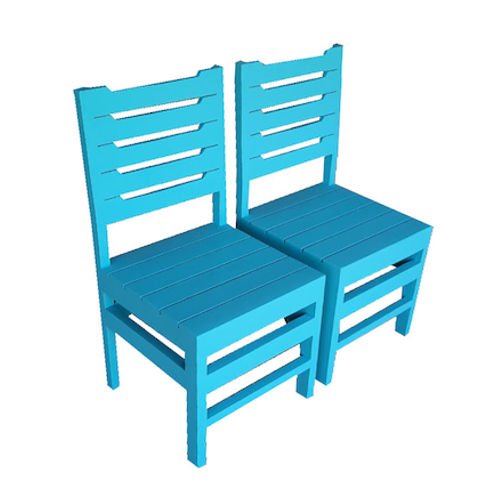 Europa-Set Of 2 Solid Wood Chairs - ubyld