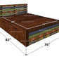 Felisa King With Two Drawers - ubyld