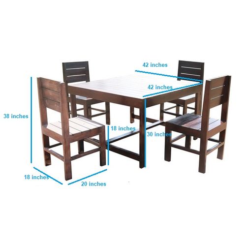 Giotto-4 Seater Dining Set - ubyld