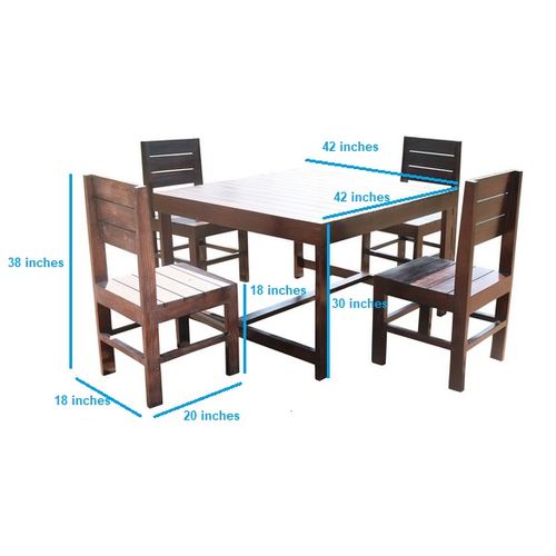 Giotto-4 Seater Dining Set - Main Image