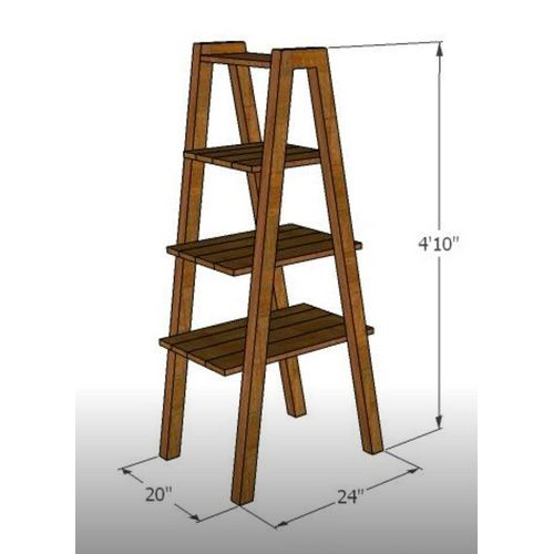 Hensley- Ladder Shelf - ubyld