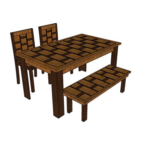 Itish -4 Seater Dining Set - ubyld