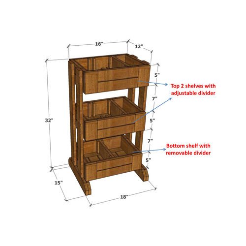 Livia-Kitchen Rack - ubyld