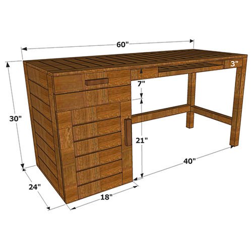 Lorel-Study Table - ubyld