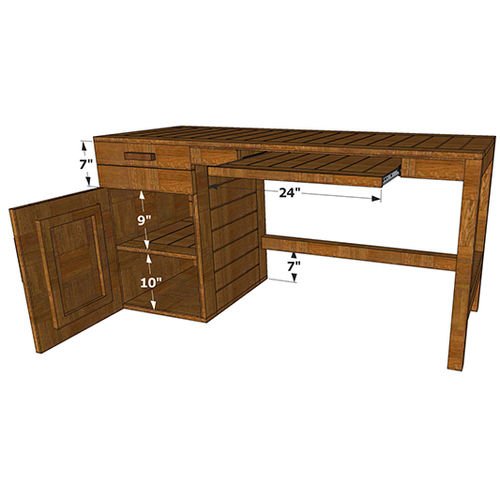 Lorel-Study Table - ubyld