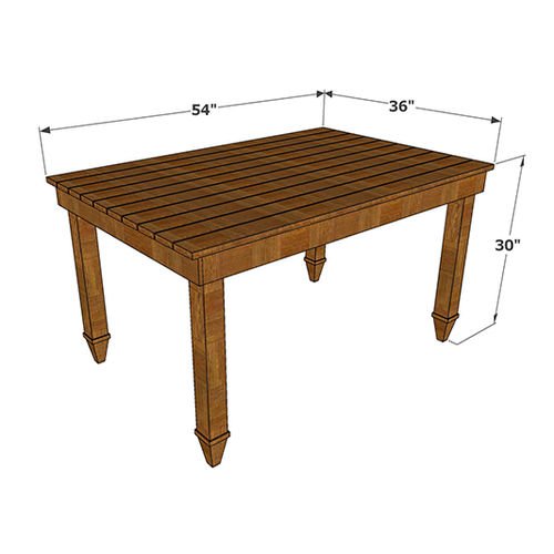 Lupo-4 Seater Dining Set - ubyld