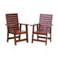 Malevo-Set Of 2 Comfortable Arm Chairs - ubyld
