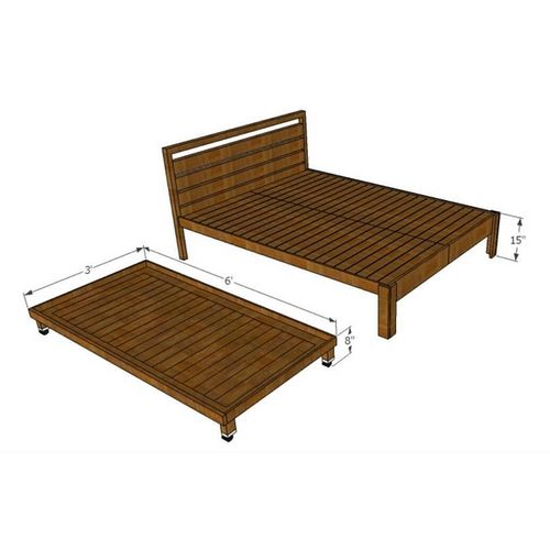 Mildrid Cot With Trundle Cot - ubyld