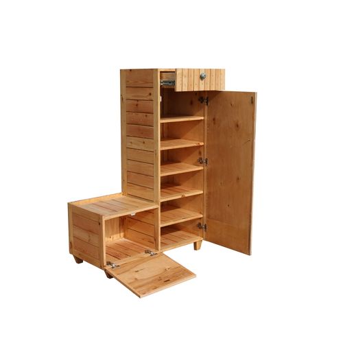 Molnar-Shoe Cabinet With Seating - ubyld