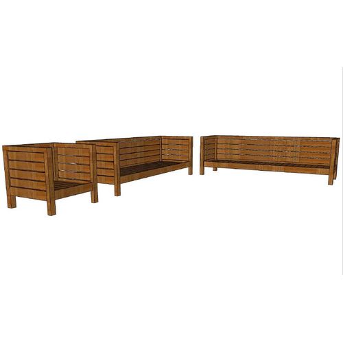Morpgar- 3+3+1 Seater Sofas - ubyld