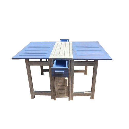 Preston-2 Seater Folding Dining Set - ubyld
