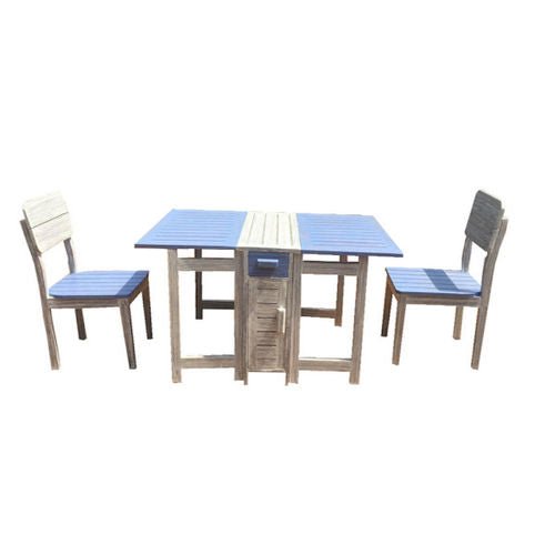 Preston-2 Seater Folding Dining Set - ubyld