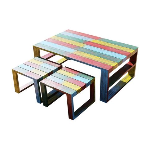 Primo- Center Table With Stool - ubyld