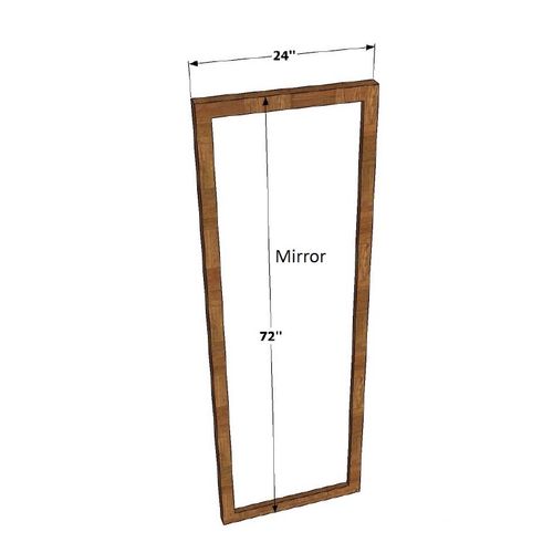 Rhine-Tall Mirror - ubyld