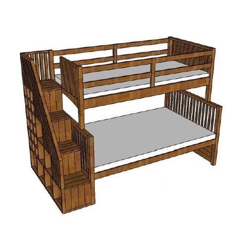 Rowly-Bunker Bed With Storage - ubyld