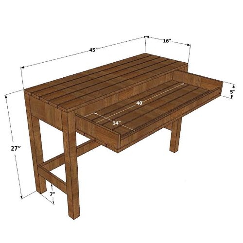 Ruthen-Study Table - ubyld