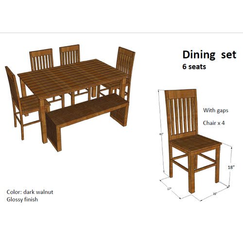 Serta-6 Seater Dining Set - ubyld