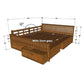 Sidonia King With Four Drawers - ubyld