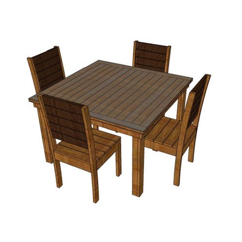 Viara -4 Seater Dining Set - ubyld