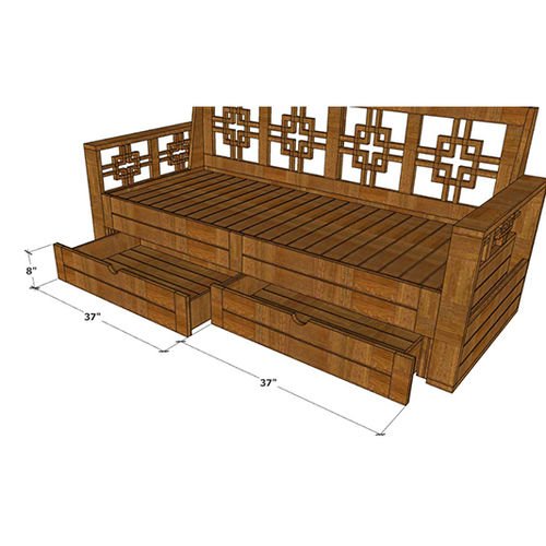 Vibhinna-Sofa Cum Bed With Drawer Storage - ubyld