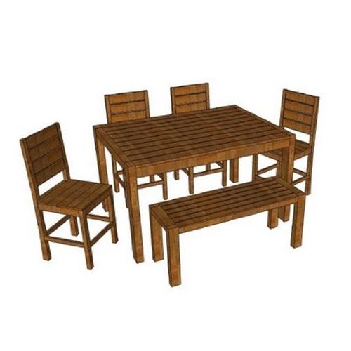 Warthens-6 Seater Dining Set - ubyld