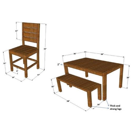 Warthens-6 Seater Dining Set - ubyld