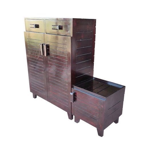 Whigham-Shoe Cabinet With Seating - ubyld